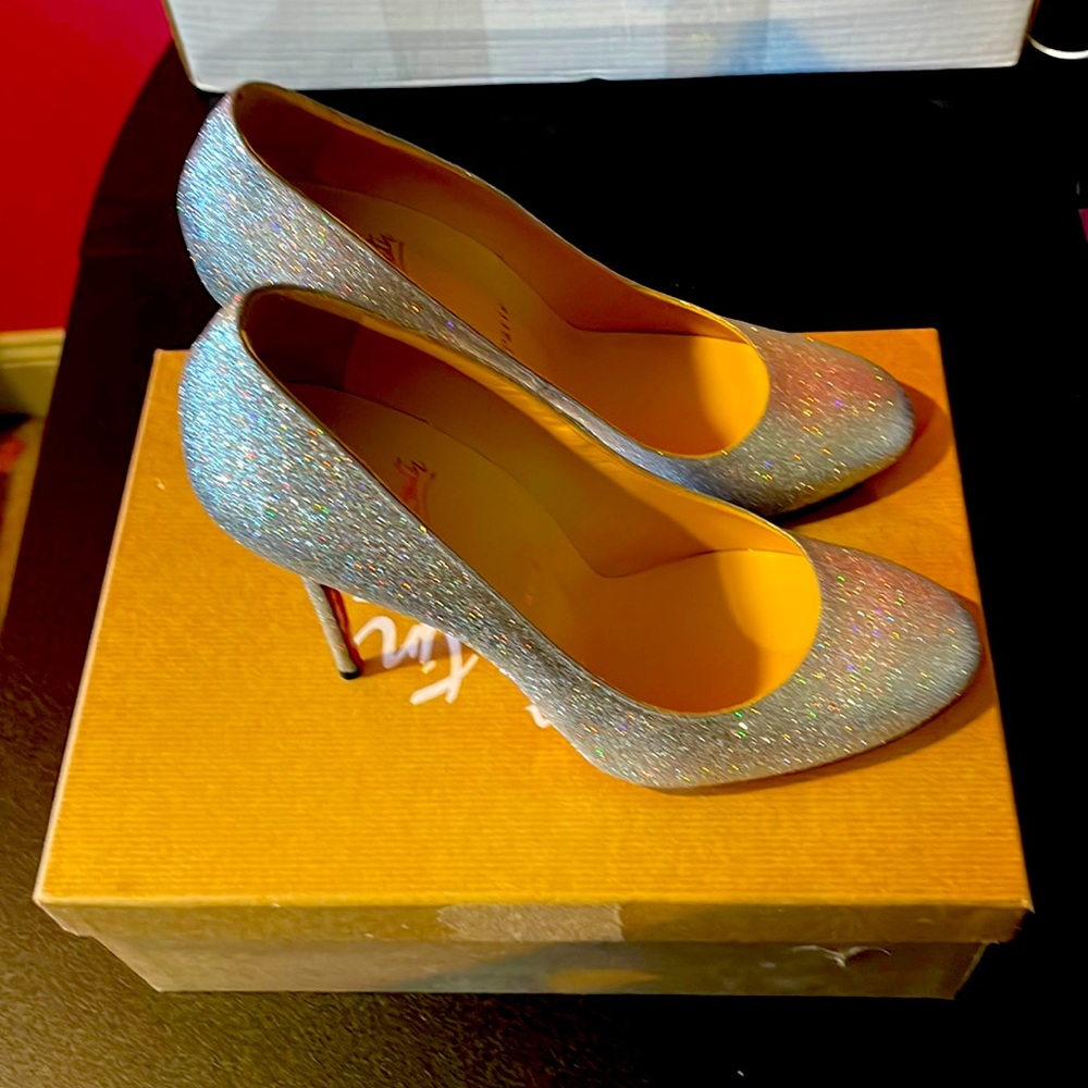 Fifi silver glitter